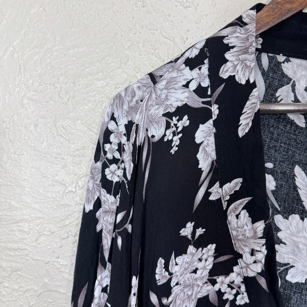 Spiritual Gangster Maya Kimono Top OS Floral‎ Lightweight Robe Cover Up Shawl - Picture 4 of 9